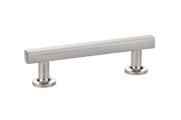 Emtek 86453US15 Satin Nickel 3-1/2" C-to-C Urban Modern Freestone Pull