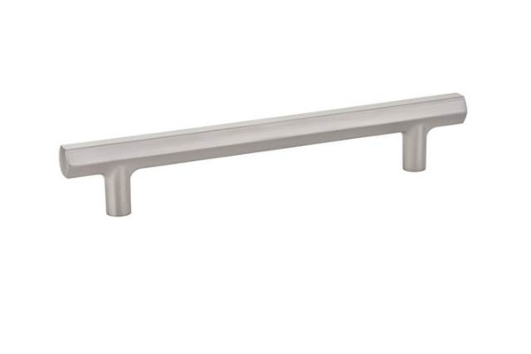 Emtek 86461US15 Satin Nickel 6" C-to-C Urban Modern Hex Pull