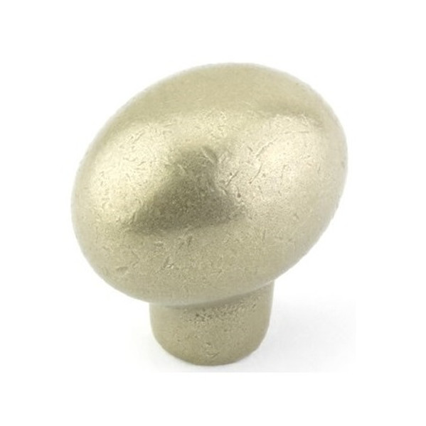 Emtek 86217TWB Tumbled White Bronze 1-3/4" Sandcast Bronze Egg Knob