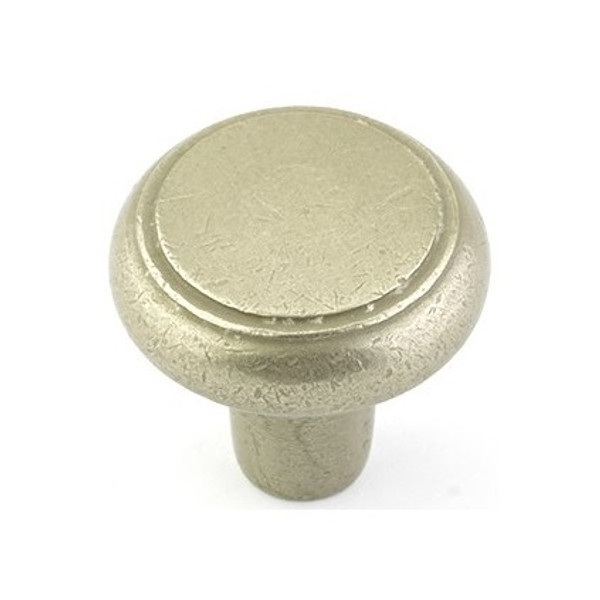 Emtek 86338TWB Tumbled White Bronze 1" Sandcast Bronze Barn Knob