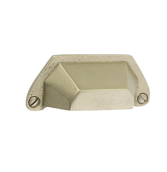 Emtek 86051TWB Tumbled White Bronze 3" Sandcast Bronze Bin Pull