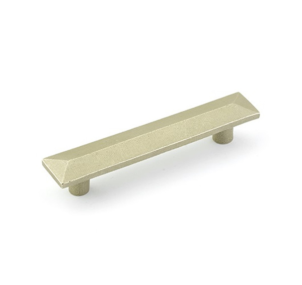 Emtek 86330TWB Tumbled White Bronze 4" Sandcast Bronze Pyramid Pull