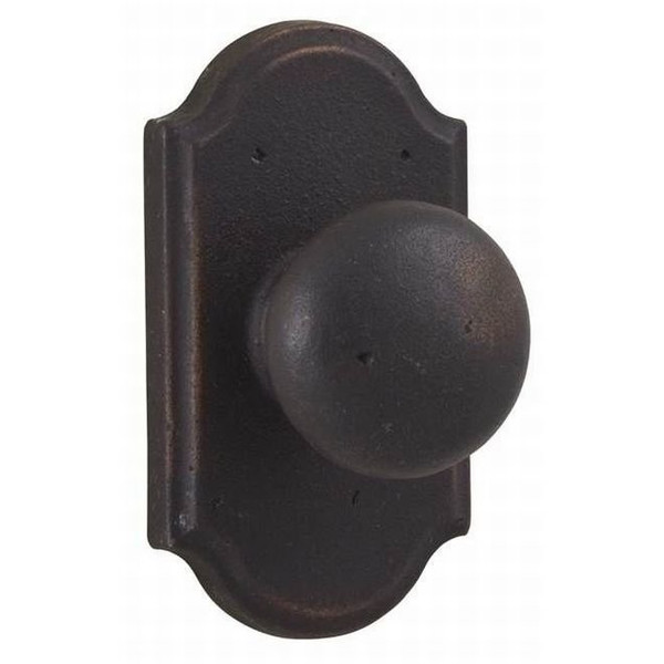 Weslock 7100F-1 Oil Rubbed Bronze Wexford Passage Knob with Premiere Rosette