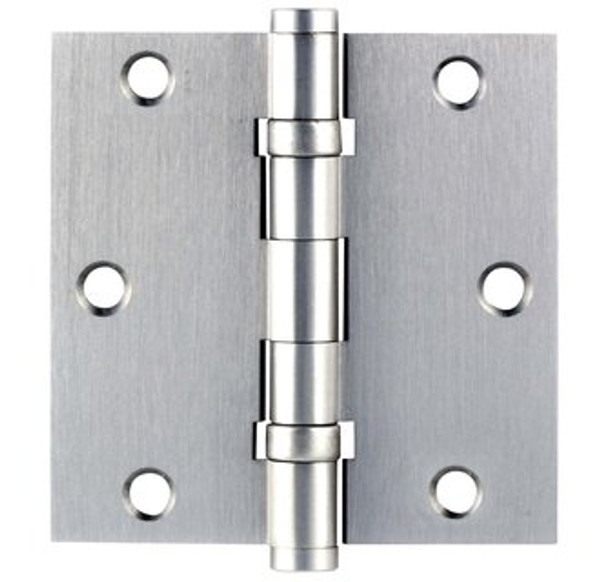 Emtek 96413US15 Satin Nickel 3-1/2" Square Corner Solid Brass Heavy Duty, Ball Bearing Hinges