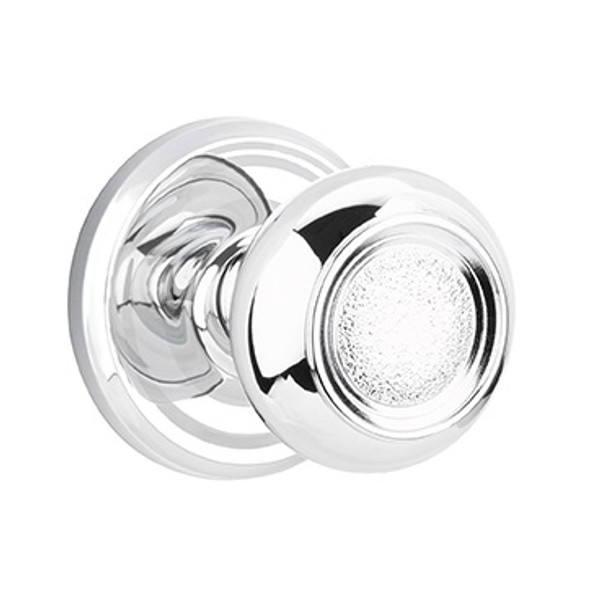 Emtek BT-US26-PASS Polished Chrome Belmont Passage Knob with Your Choice of Rosette