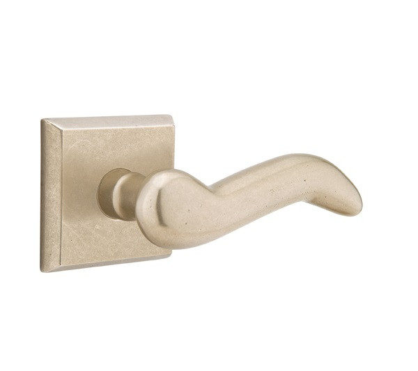 Emtek CD-TWB-PASS Tumbled White Bronze Cody Passage Lever with Your Choice of Rosette