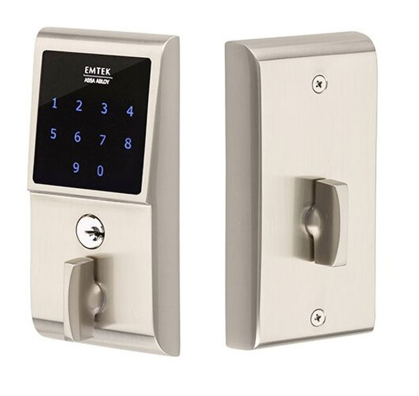 Emtek E3020US15 Satin Nickel EMTouch Brass Keypad Style Deadbolt