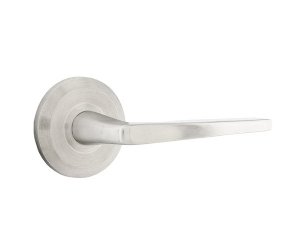 Emtek S100-XX-HES-SS Stainless Steel Hermes Passage Lever with Your Choice of Rosette