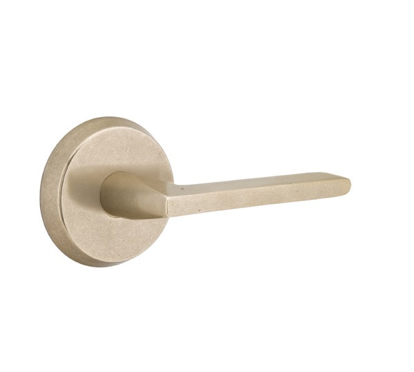Emtek LR-TWB-PASS Tumbled White Bronze Lariat Passage Lever with Your Choice of Rosette