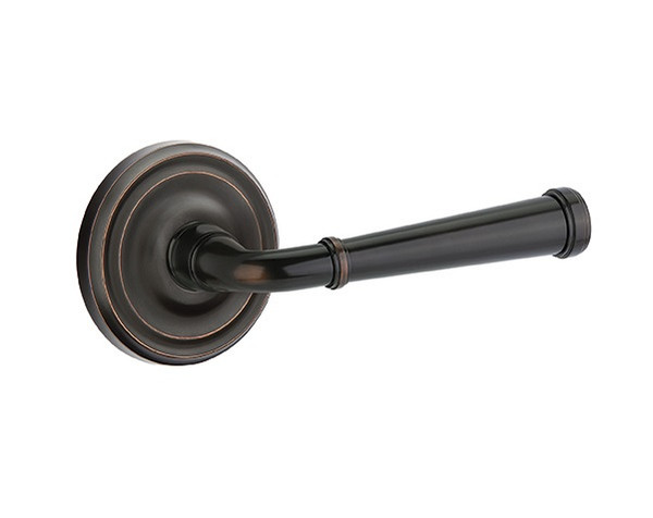 Emtek ME-US10B-PRIV Oil Rubbed Bronze Merrimack Privacy Lever with Your Choice of Rosette