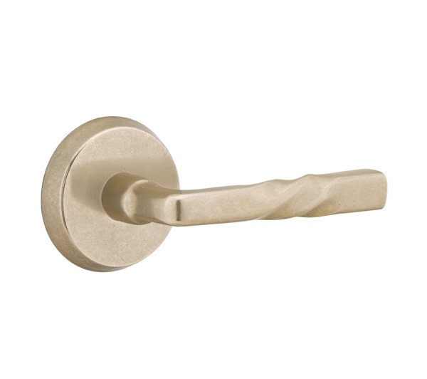 Emtek MT-TWB-PRIV Tumbled White Bronze Montrose Privacy Lever with Your Choice of Rosette