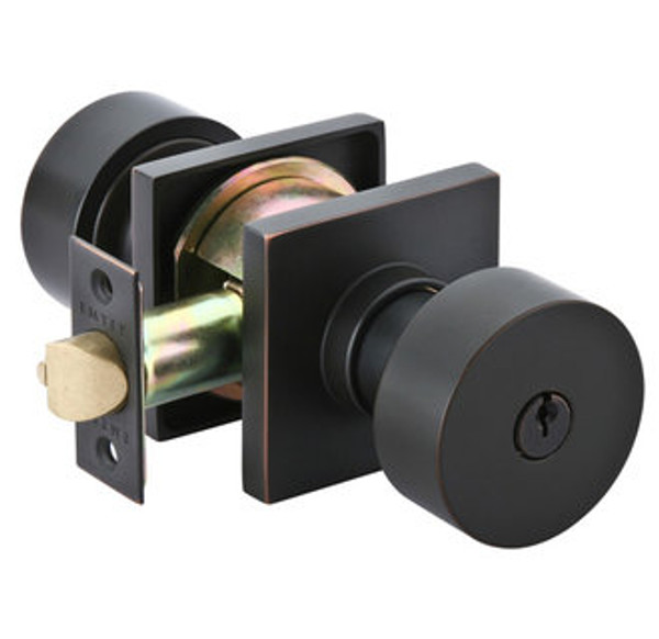 Emtek ROU-US10B-FD Oil Rubbed Bronze Round Dummy Knob with Your Choice of Rosette