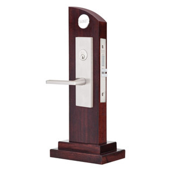 Emtek S3101SS Brushed Stainless Steel Octagon Style Dummy Mortise Entry Set with Your Choice of Handle