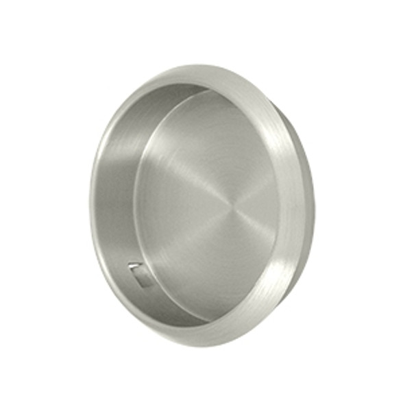 Deltana FP221RU15 Satin Nickel 2-1/8" Round Flush Pull