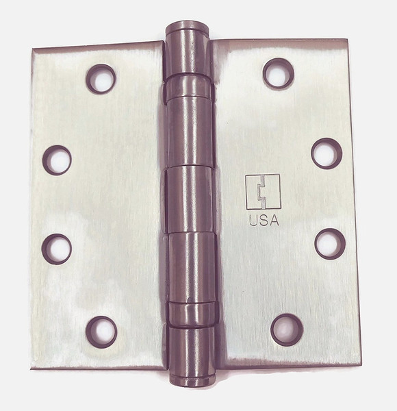 Hager BB119131210 Satin Bronze 3-1/2" Full Mortise Standard Weight Ball Bearing Hinge