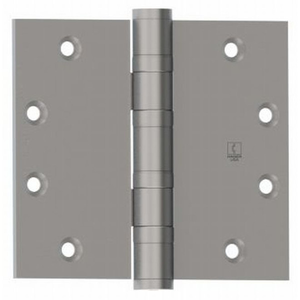 Hager BB11994124 Satin Brass 4-1/2" Full Mortise Heavy Weight Ball Bearing Hinge