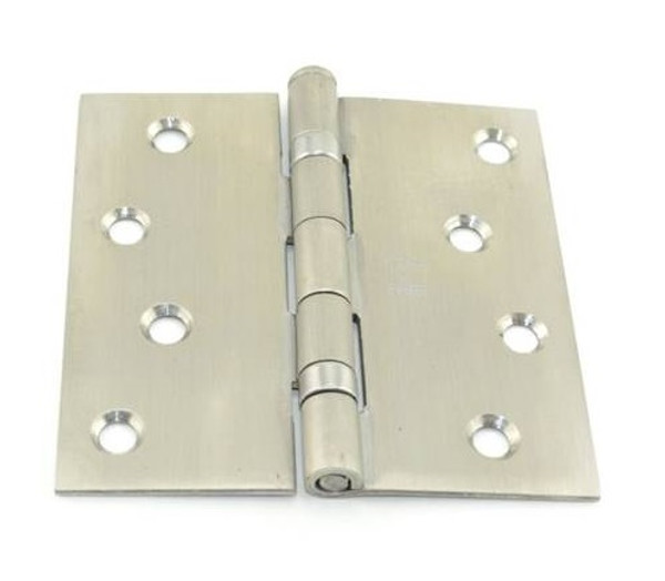 Hager BB1541432D Satin Stainless Steel 4" Full Mortise Residential Ball Bearing Hinge