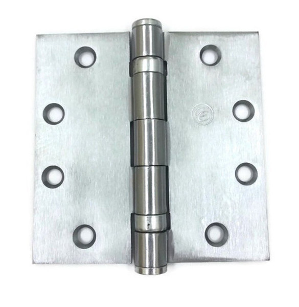 Hager ECBB110041226-3PK Polished Chrome 4-1/2" Full Mortise Standard Weight Ball Bearing Square Corner Hinge