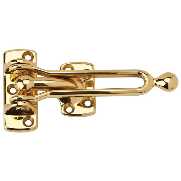 Ives Commercial 482B3 Solid Brass Door Guard Bright Brass Finish