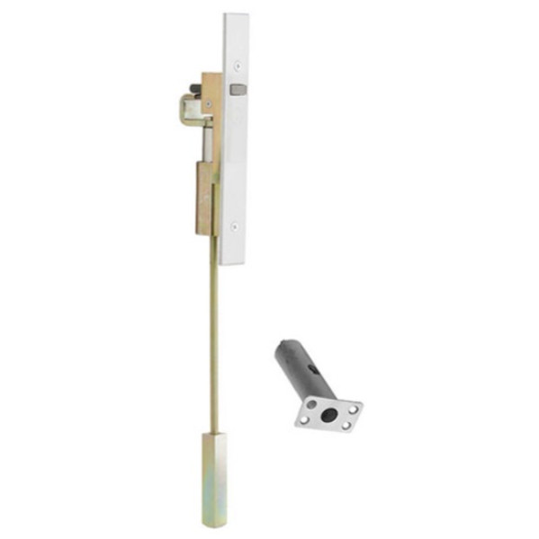 Ives Commercial FB3312MD32D Top Automatic Flush Bolt for Metal Doors with Auxiliary Fire Latch Satin Stainless Steel Finish