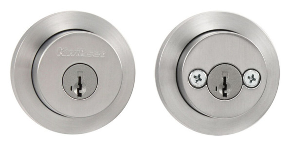 Kwikset 159RDT-26D Satin Chrome Double Cylinder Milan Deadbolt