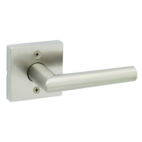 Kwikset 788MILSQT-15 Satin Nickel Milan Half Dummy Lever with Square Rose