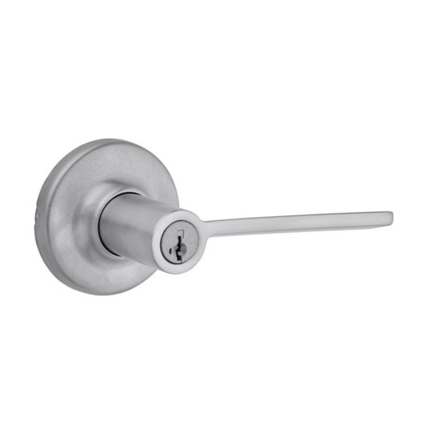 Kwikset 405LRLRDT-26D Satin Chrome Keyed Entry Ladera Lever