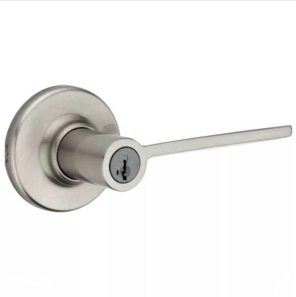 Kwikset 405LRLRDT-15 Satin Nickel Keyed Entry Ladera Lever