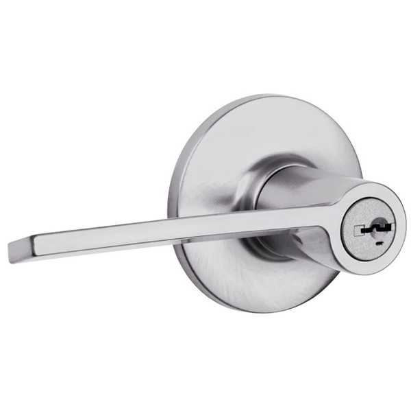 Kwikset 438PLL-26D Satin Chrome Palmina Keyed Entry Lever