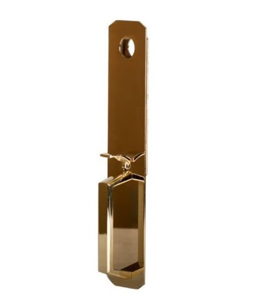 Dormakaba QET165605 Polished Brass Thumbpiece Escutcheon Pull