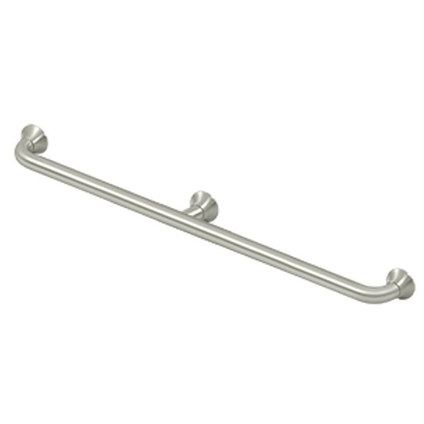 Deltana 88GB42-15 Satin Nickel 42" Grab Bar W/Center Post