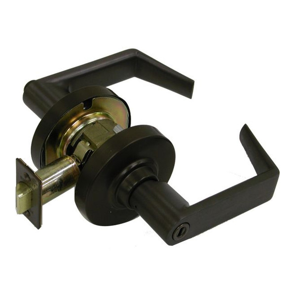 Schlage ND40S-RHO-613 Oil Rubbed Bronze Rhodes Privacy Lever