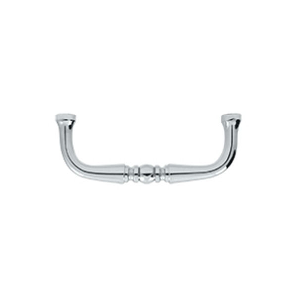 Deltana PCT300U26 Polished Chrome 3" Traditional Wire Pull