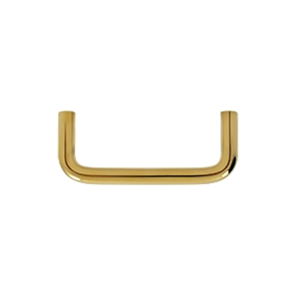 Deltana PW300CR003 Lifetime Polished Brass 3' Wire Pull