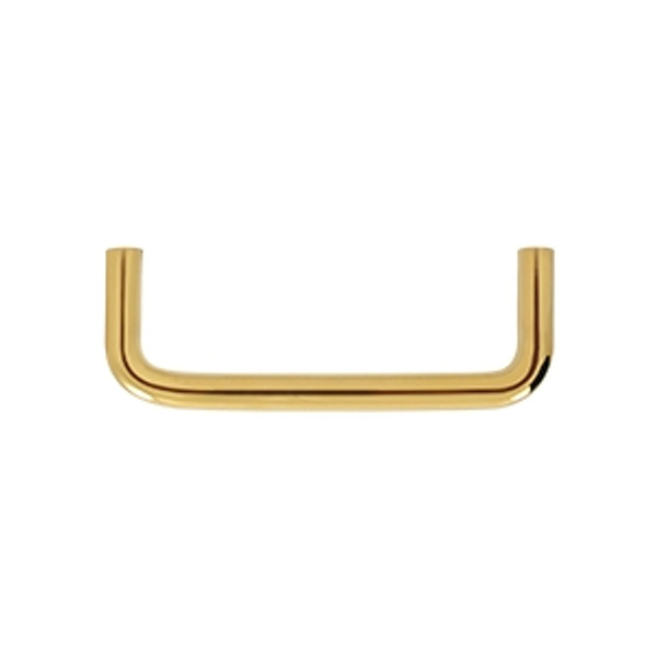 Deltana PW350CR003 Lifetime Polished Brass 3-1/2" Wire Pull