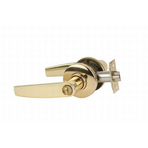 Schlage S51PD-JUP-605 Bright Brass Jupiter Keyed Entry Handle