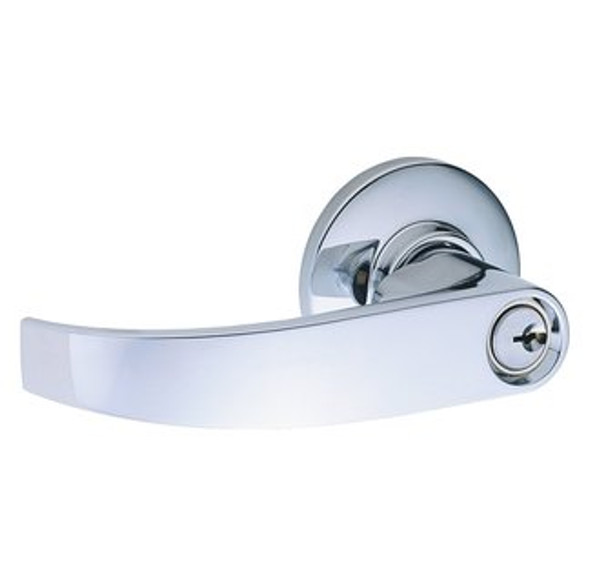 Schlage S51PD-NEP-625 Bright Chrome Neptune Keyed Entry Handle