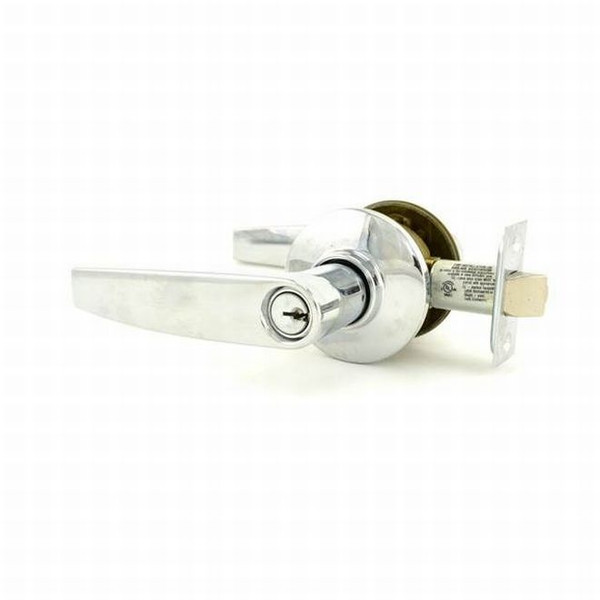 Schlage S70PD-JUP-625 Bright Chrome Classroom Lock Jupiter Handle