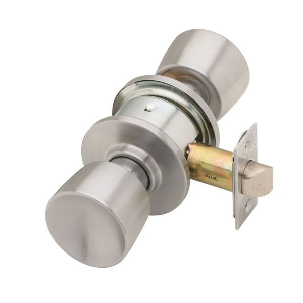 Schlage Commercial A25TUL625 A Series Exit Tulip Lock with 11096 Latch and 10001 Strike Bright Chrome Finish