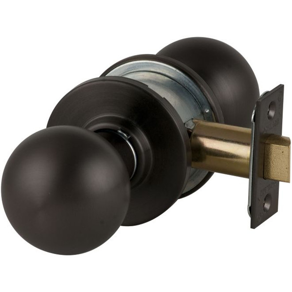 Schlage Commercial A25ORB643E A Series Exit Orbit Lock with 11096 Latch and 10001 Strike Aged Bronze Finish