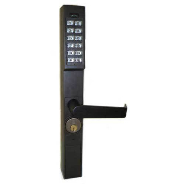 Alarm Lock DL1200ET-US10B Oil Rubbed Bronze Trilogy Narrow Stile Digital Lever Exit Lock