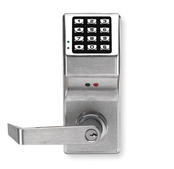 Alarm Lock DL2800-US3 Polished Brass Trilogy Electronic Digital Lever Lock