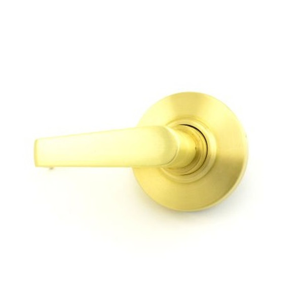 Schlage AL170-SAT-606 Satin Brass Dummy Saturn Handle