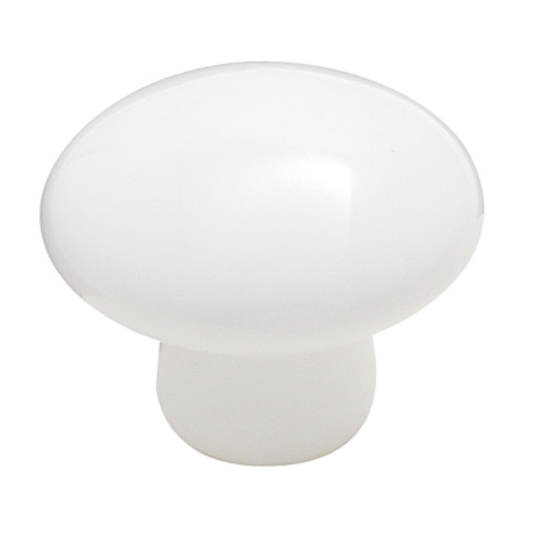 Amerock 14224-WHT White 1-3/8" Allison Knob