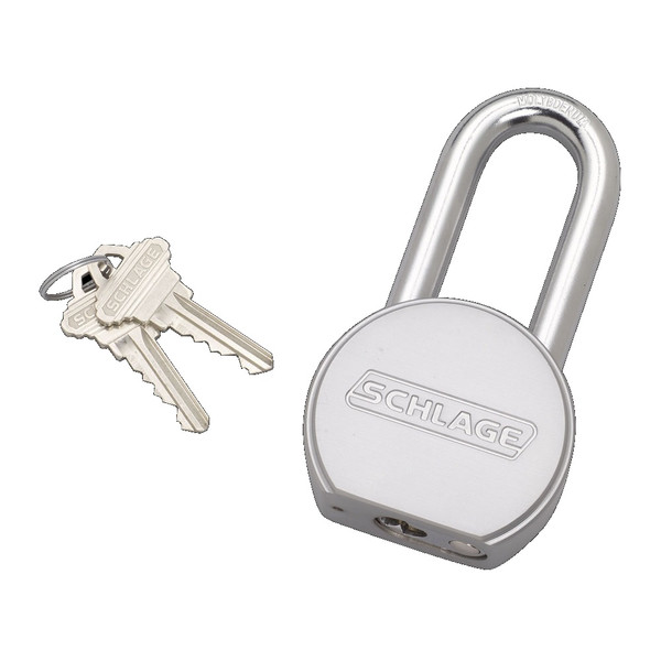 Schlage KS72F300 .4375 DIA X 2 IN STEEL SHACKLE PADLOCK