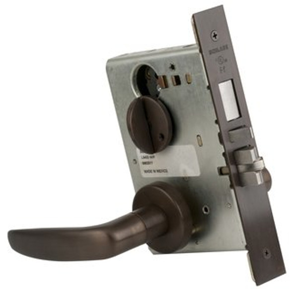 Schlage L9440-643E Aged Bronze Mortise Privacy with Deadbolt with Your Choice of Handle and Rose