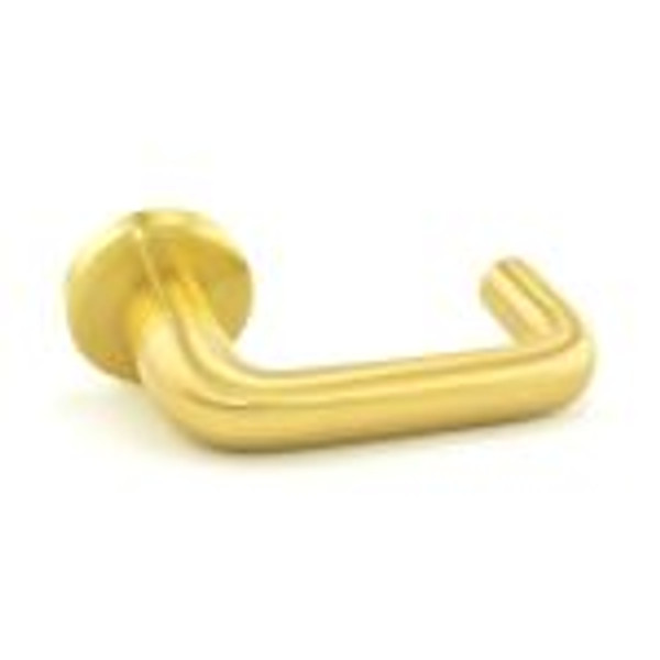 Schlage L9176-606 Satin Brass Mortise Full Dummy Trim with Lock Case with Your Choice of Handle and Rose