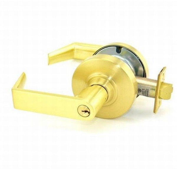 Schlage ND80PDEL-RHO-606 Satin Brass Rhodes Electrically Locked Lever