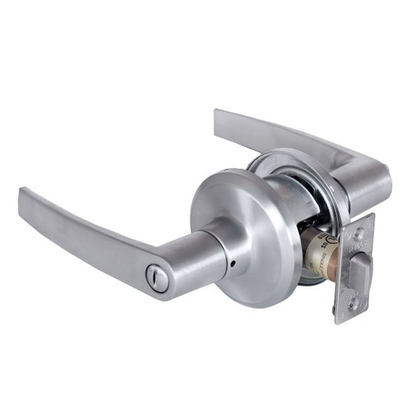 Dormakaba QTL240A626 Satin Chrome Slate Privacy Lever