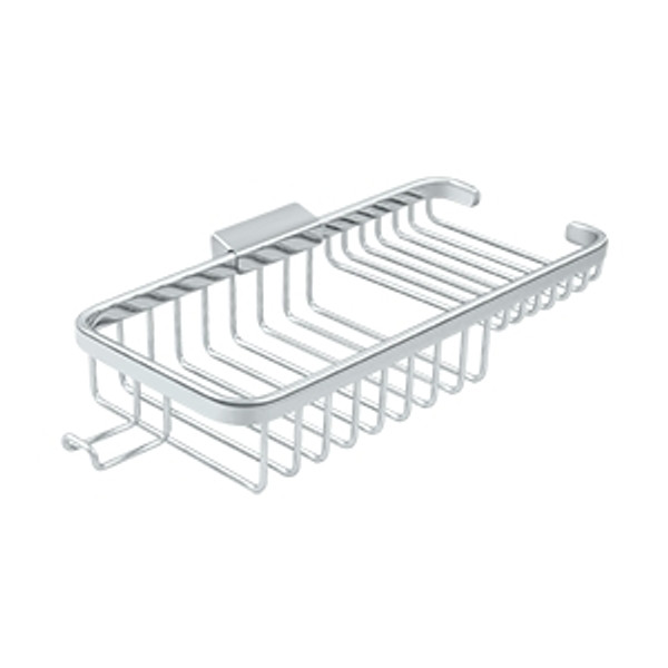 Deltana WBR1051HU26 Polished Chrome 10-3/8" Rect/Com W/Hook Wire Basket